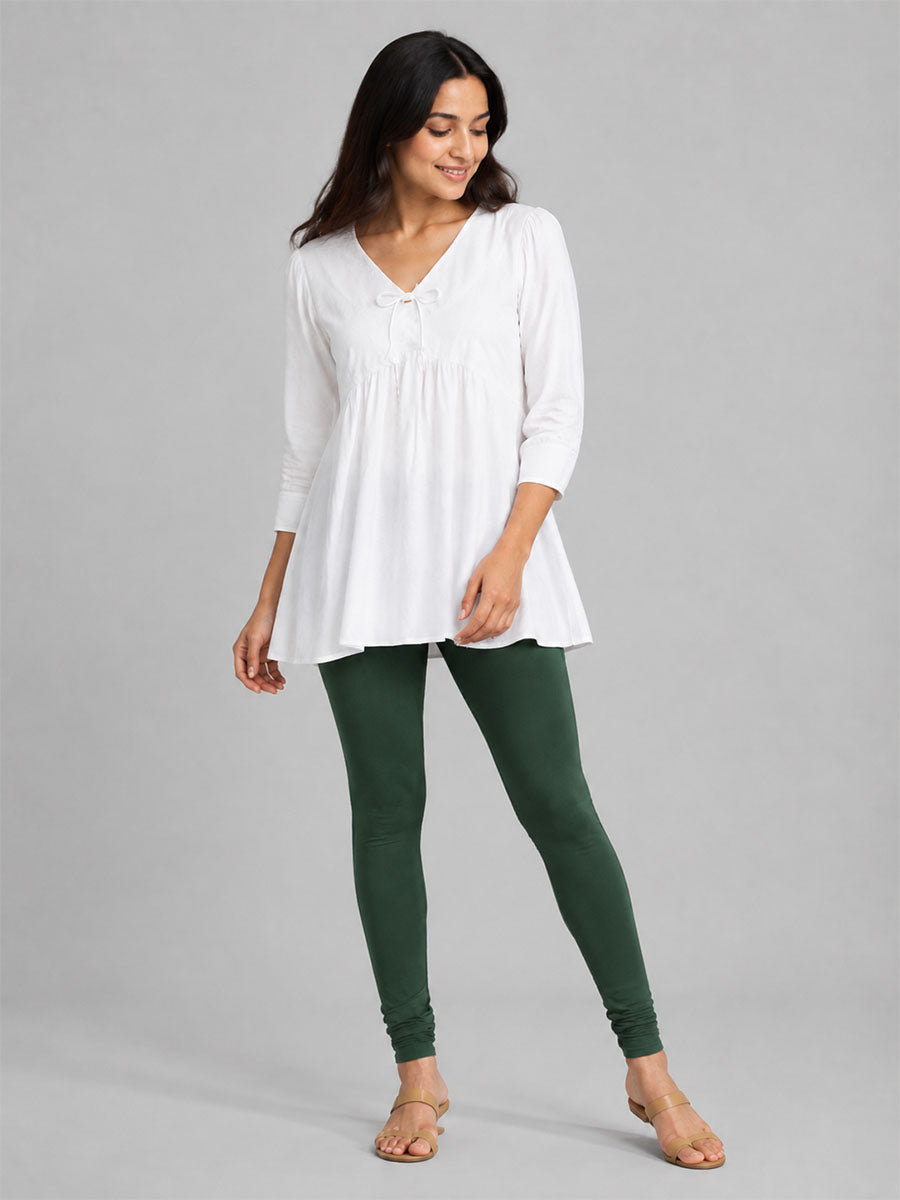 Churidar Leggings Bottle Green