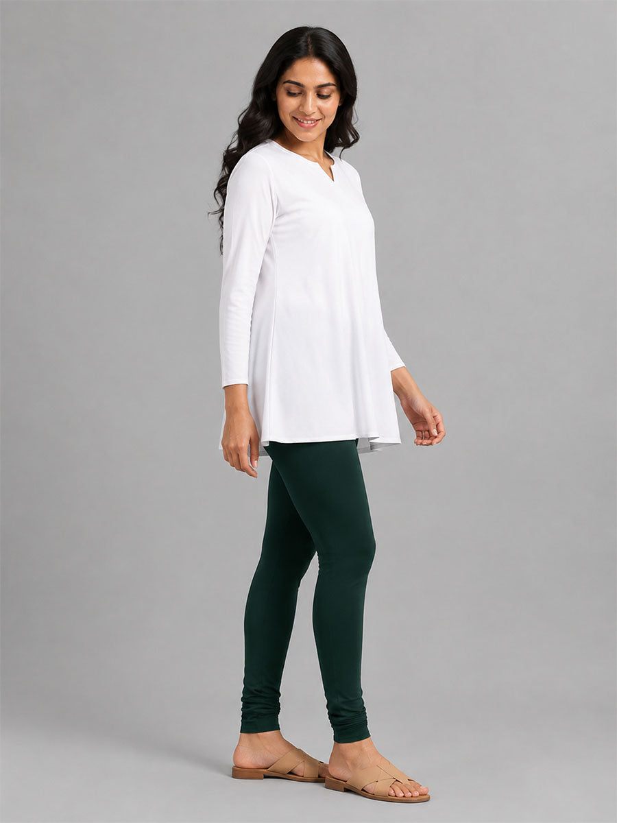 Churidar Leggings Peacock Green