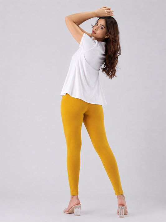 Ankle Length Leggings Mustard