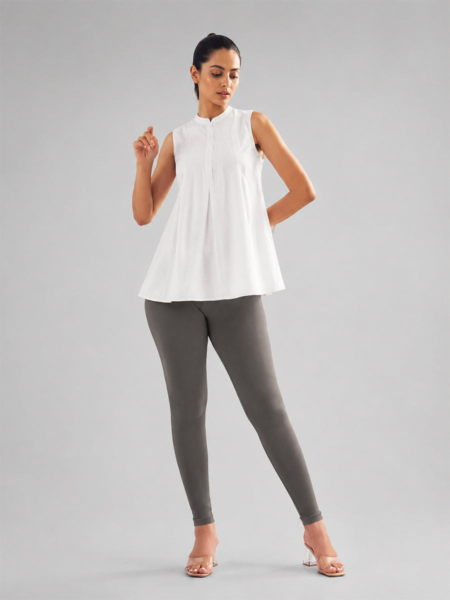 Ankle Length Leggings Grey