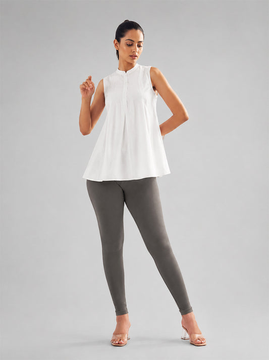 Ankle Length Leggings Grey