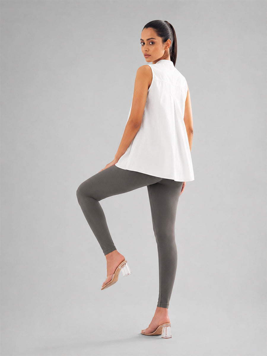 Ankle Length Leggings Grey