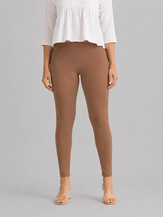 Ankle Length Leggings Borwn