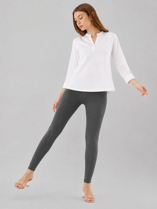 Ankle Length Leggings Grey