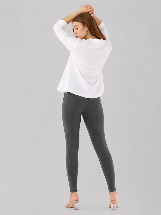 Ankle Length Leggings Grey