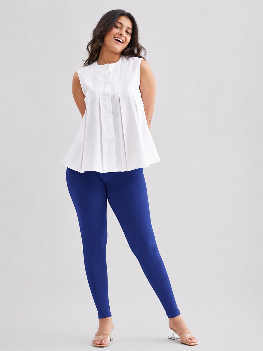 Ankle Length Leggings Royal Blue