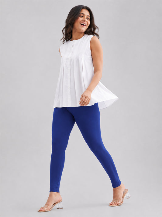 Ankle Length Leggings Royal Blue