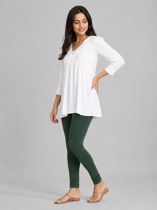 Churidar Leggings Bottle Green