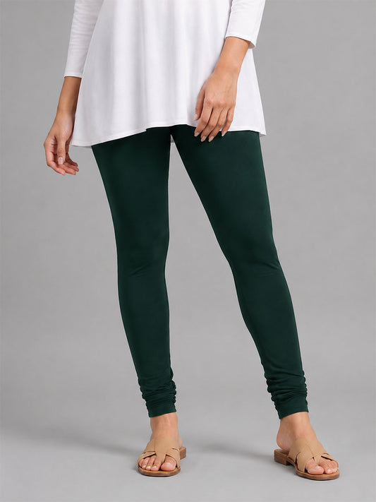 Churidar Leggings Peacock Green