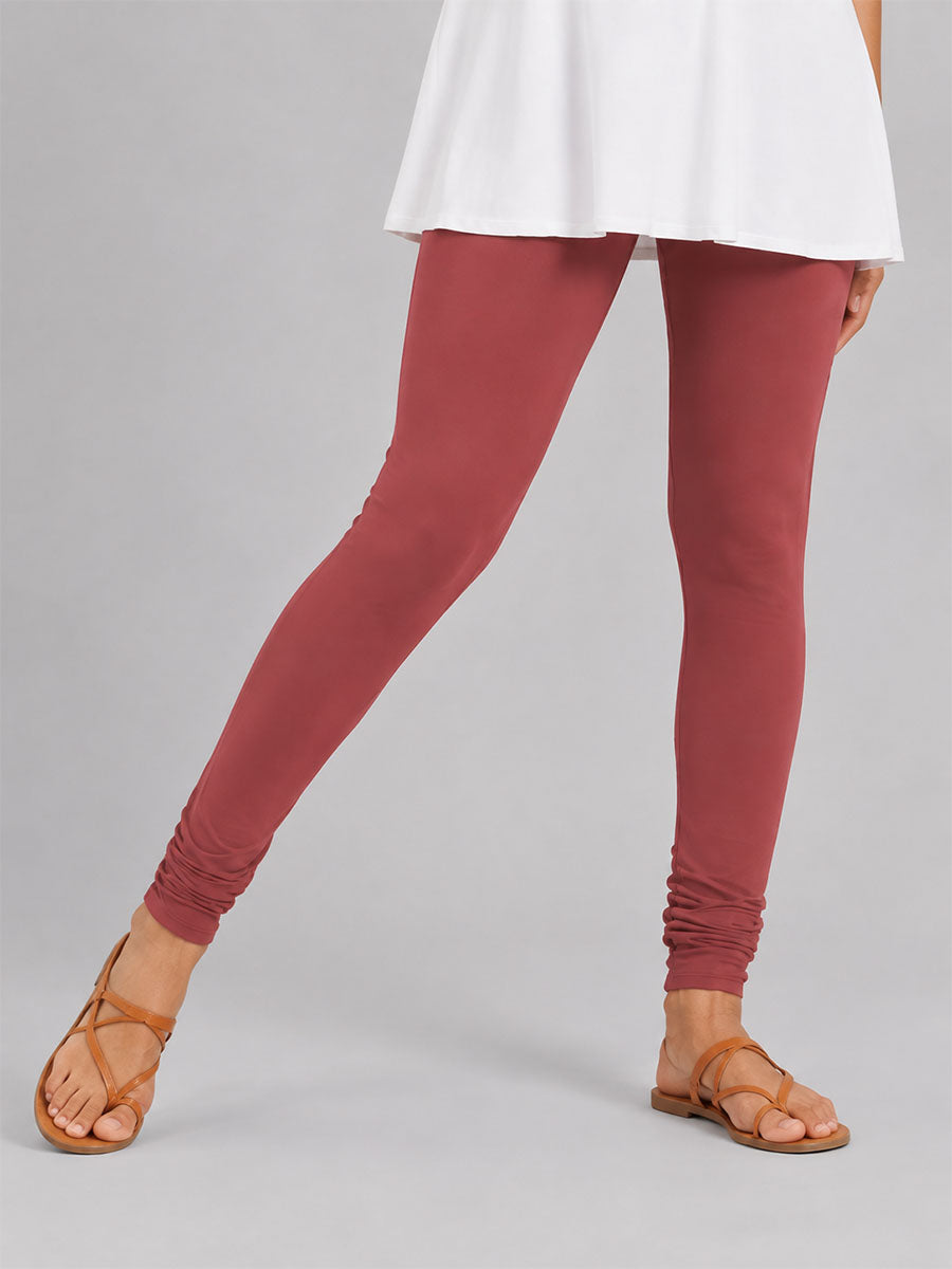 Churidar Leggings Marsala