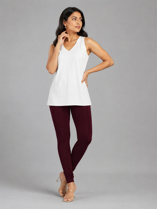 Churidar Leggings Maroon