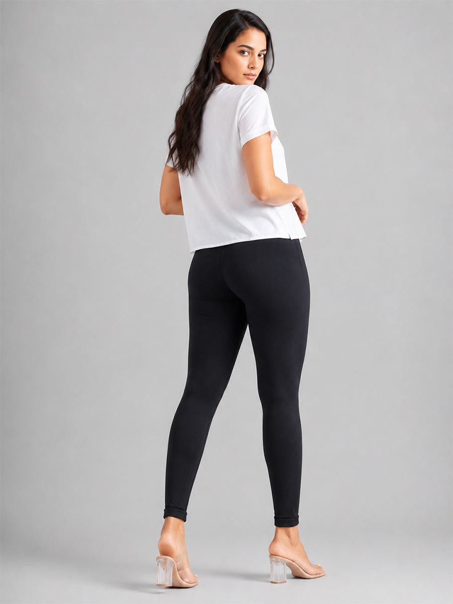 Ankle Length Leggings Black