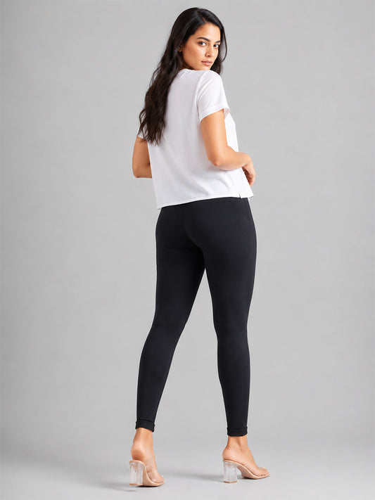 Ankle Length Leggings Black