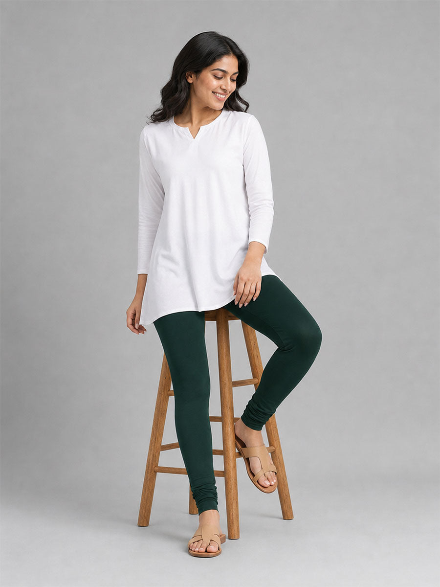 Churidar Leggings Peacock Green