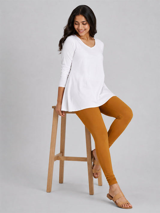 Churidar Leggings Mustard