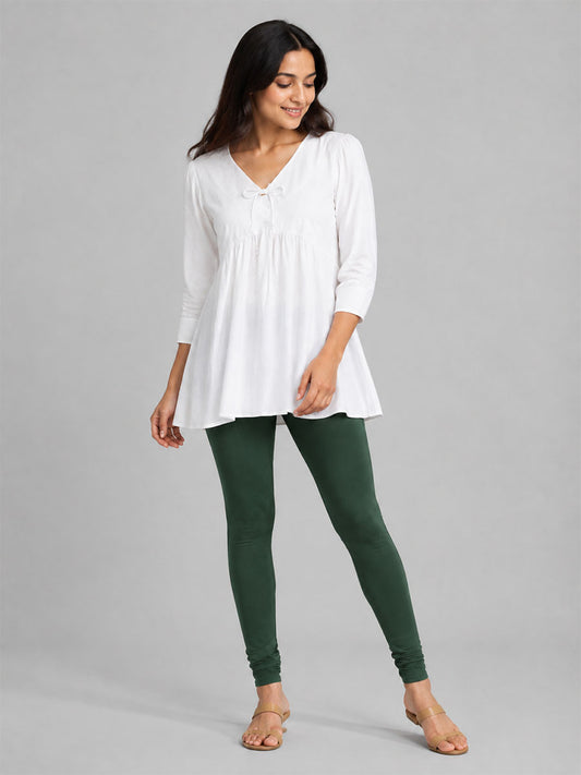 Churidar Leggings Bottle Green
