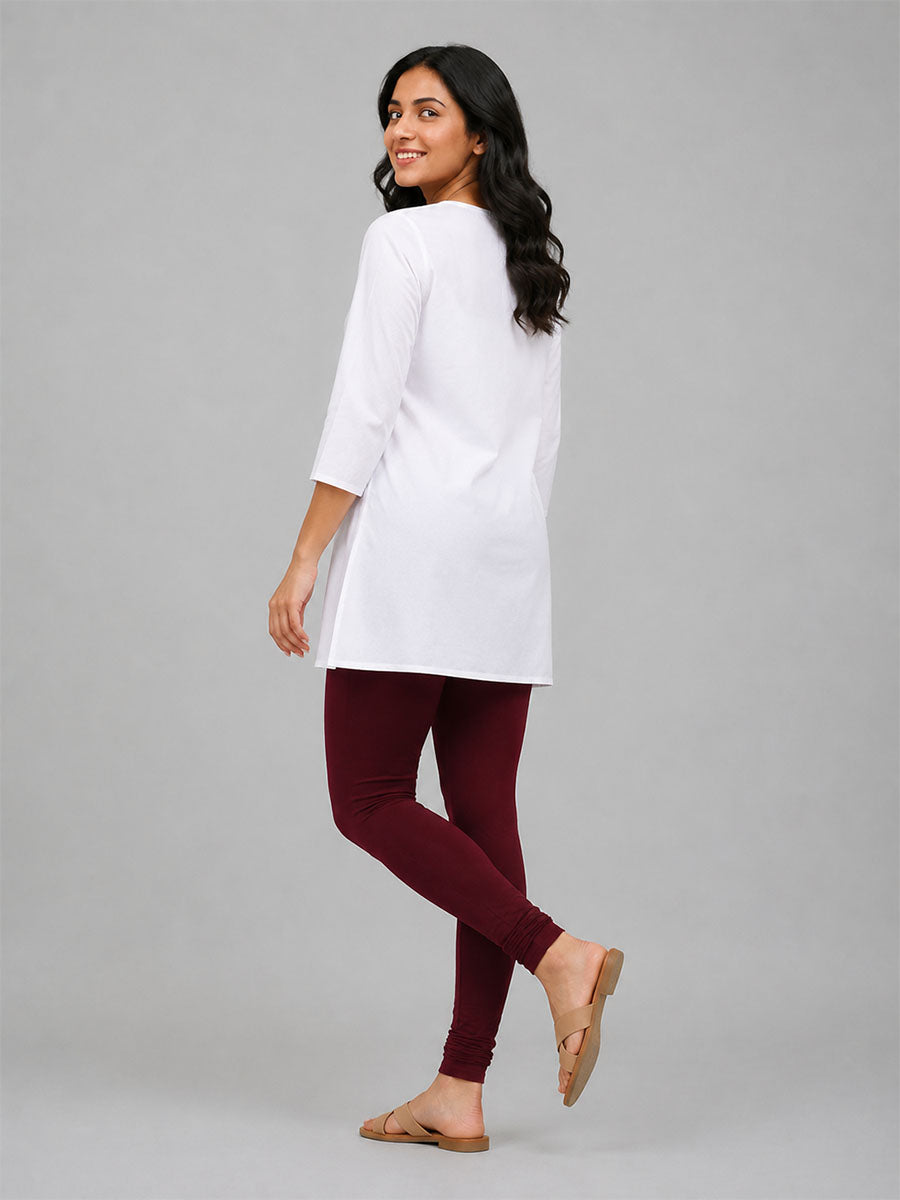 Churidar Leggings Wine