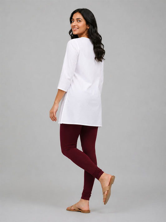 Churidar Leggings Wine