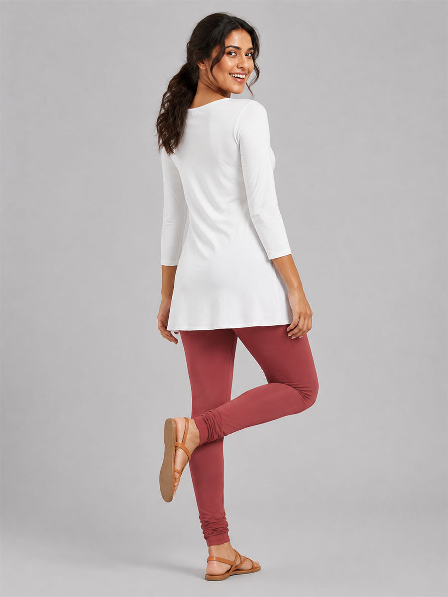 Churidar Leggings Marsala