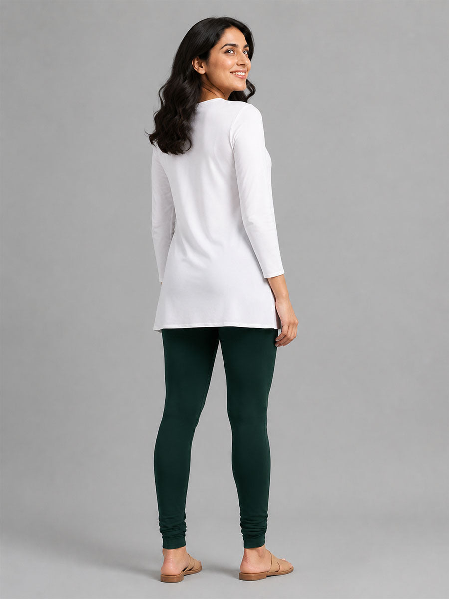 Churidar Leggings Peacock Green