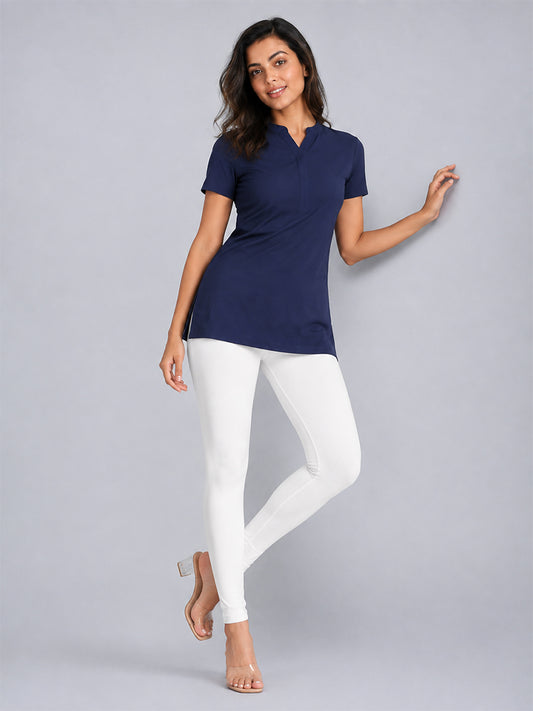 Ankle Length Leggings White