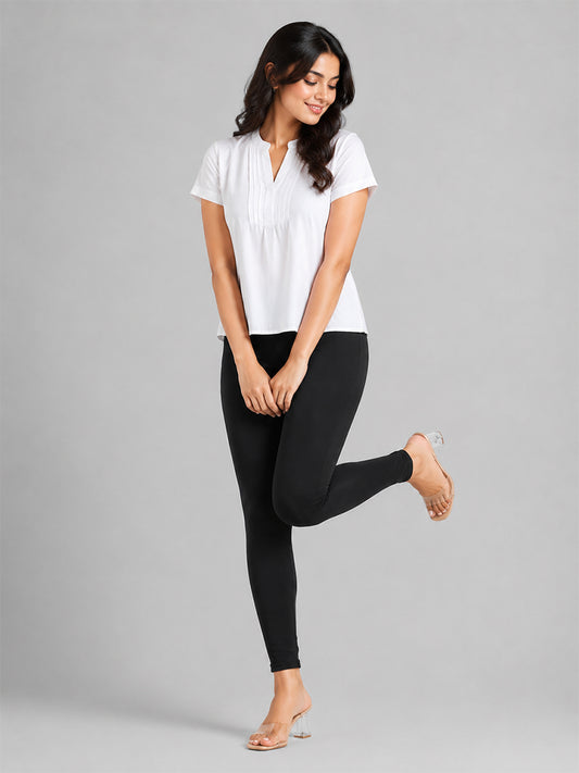 Ankle Length Leggings Black
