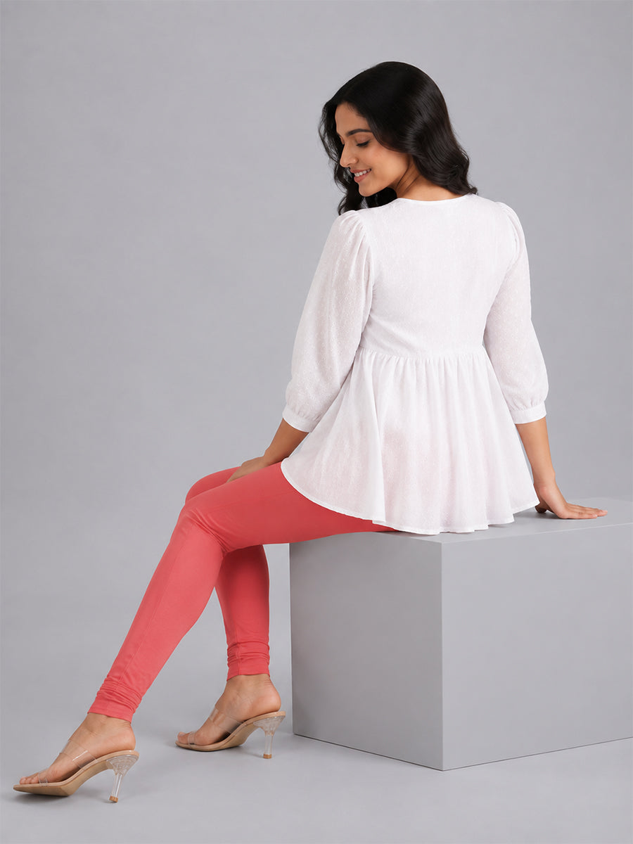 Churidar Leggings Tea Rose
