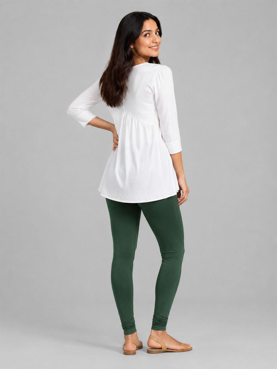 Churidar Leggings Bottle Green