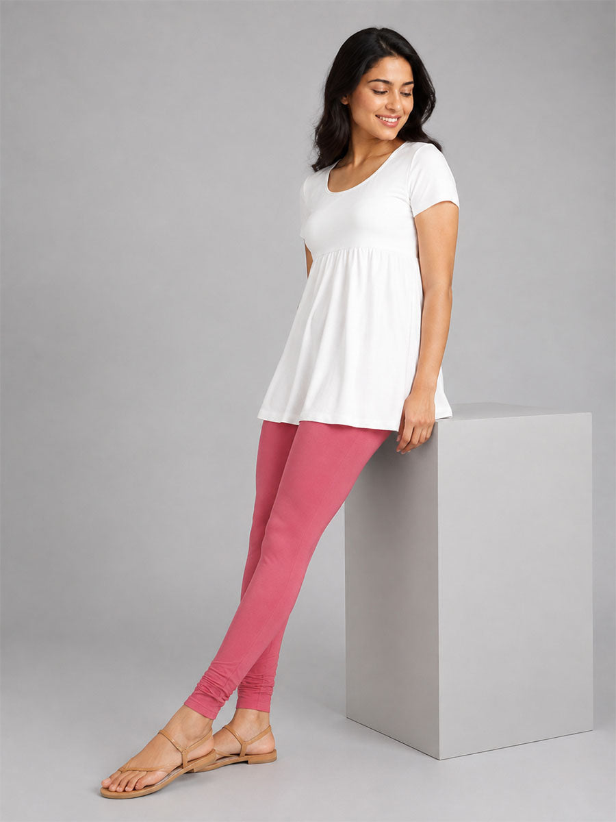 Churidar Leggings Rose wine