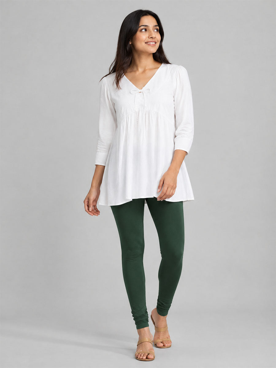 Churidar Leggings Bottle Green
