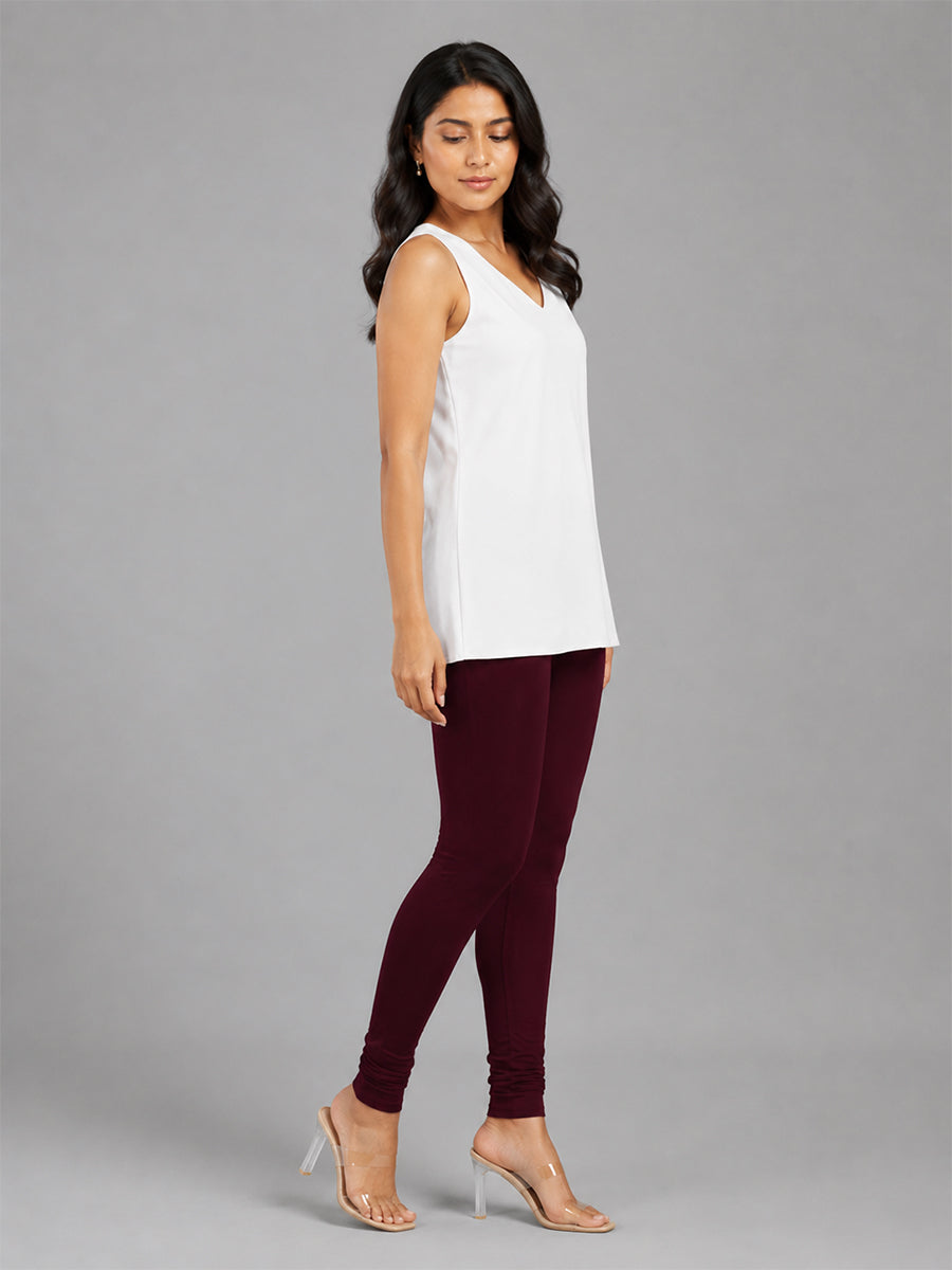 Churidar Leggings Maroon