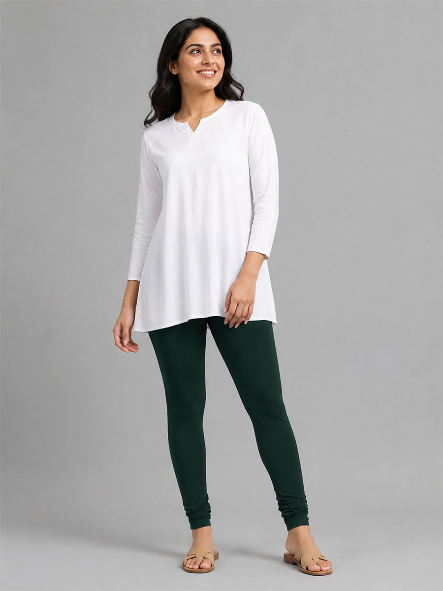 Churidar Leggings Peacock Green