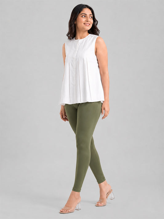 Ankle Length Leggings Water Cress