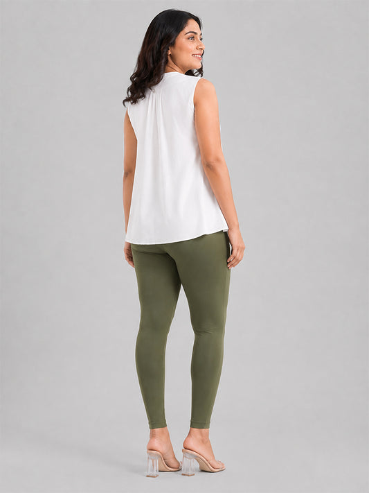 Ankle Length Leggings Water Cress
