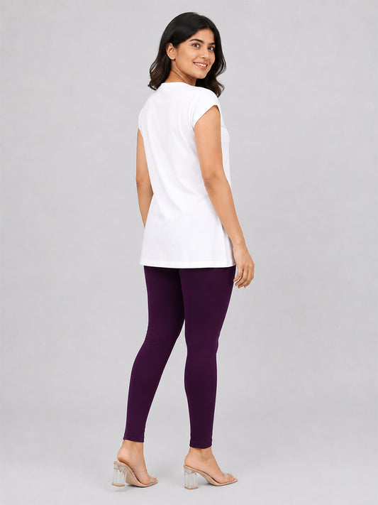 Ankle Length Leggings Fushia