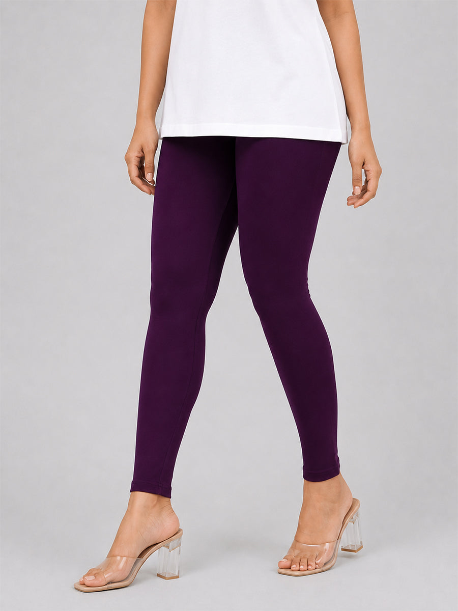 Ankle Length Leggings Fushia