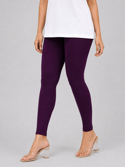Ankle Length Leggings Fushia