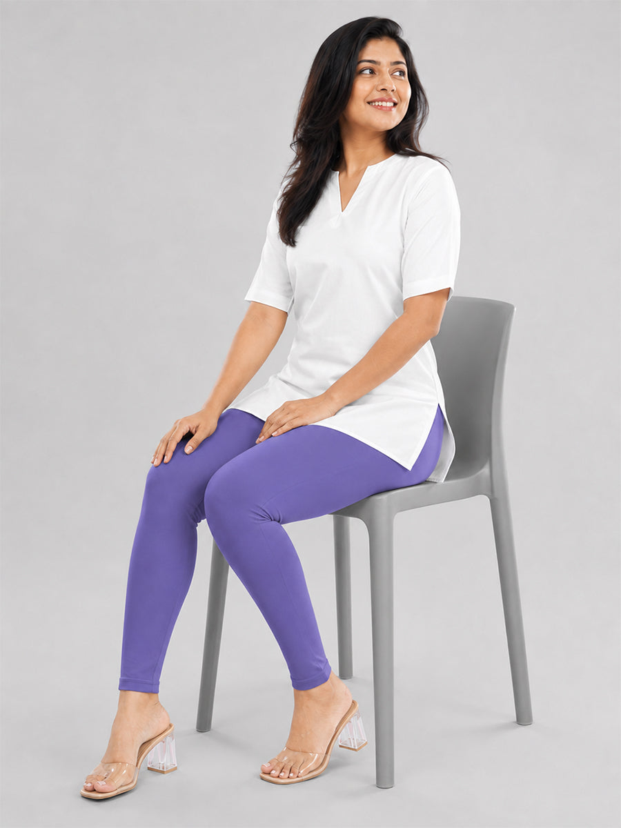 Ankle Length Leggings Lavander